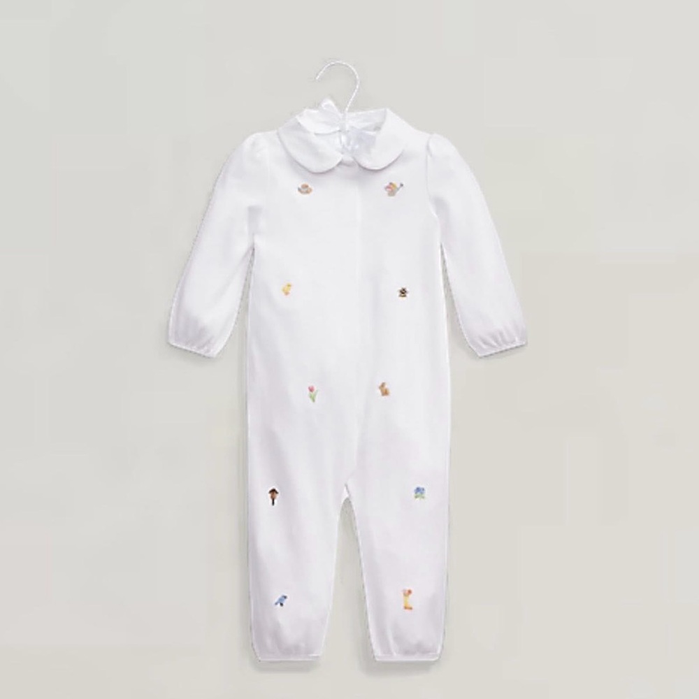 NWT Ralph Lauren Spring Embroidered Coverall